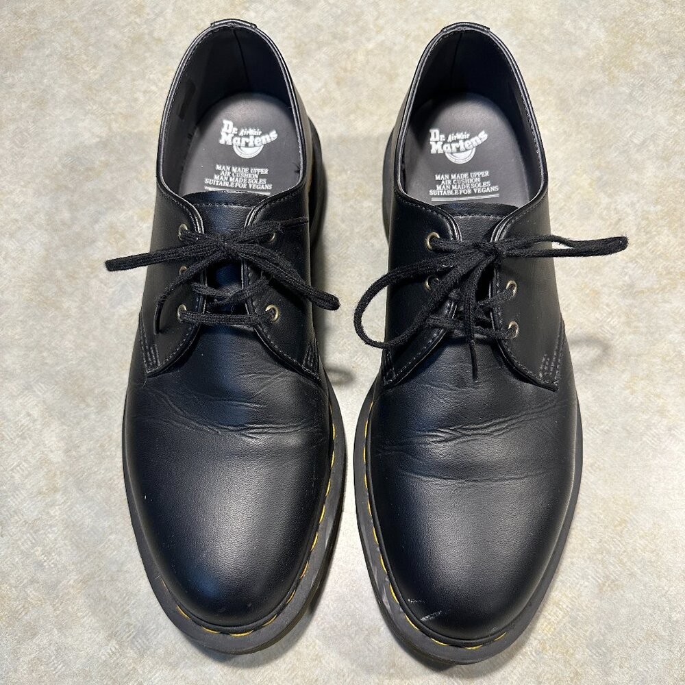 Mens Doc Martin Black Vegan Leather Shoes Mens sz 11 Felix 1461